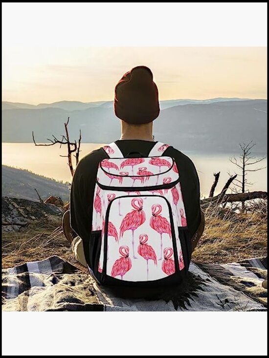Insulated Cooler Backpack Leakproof 36 Can Lunch Bag Camping Beach main image 6